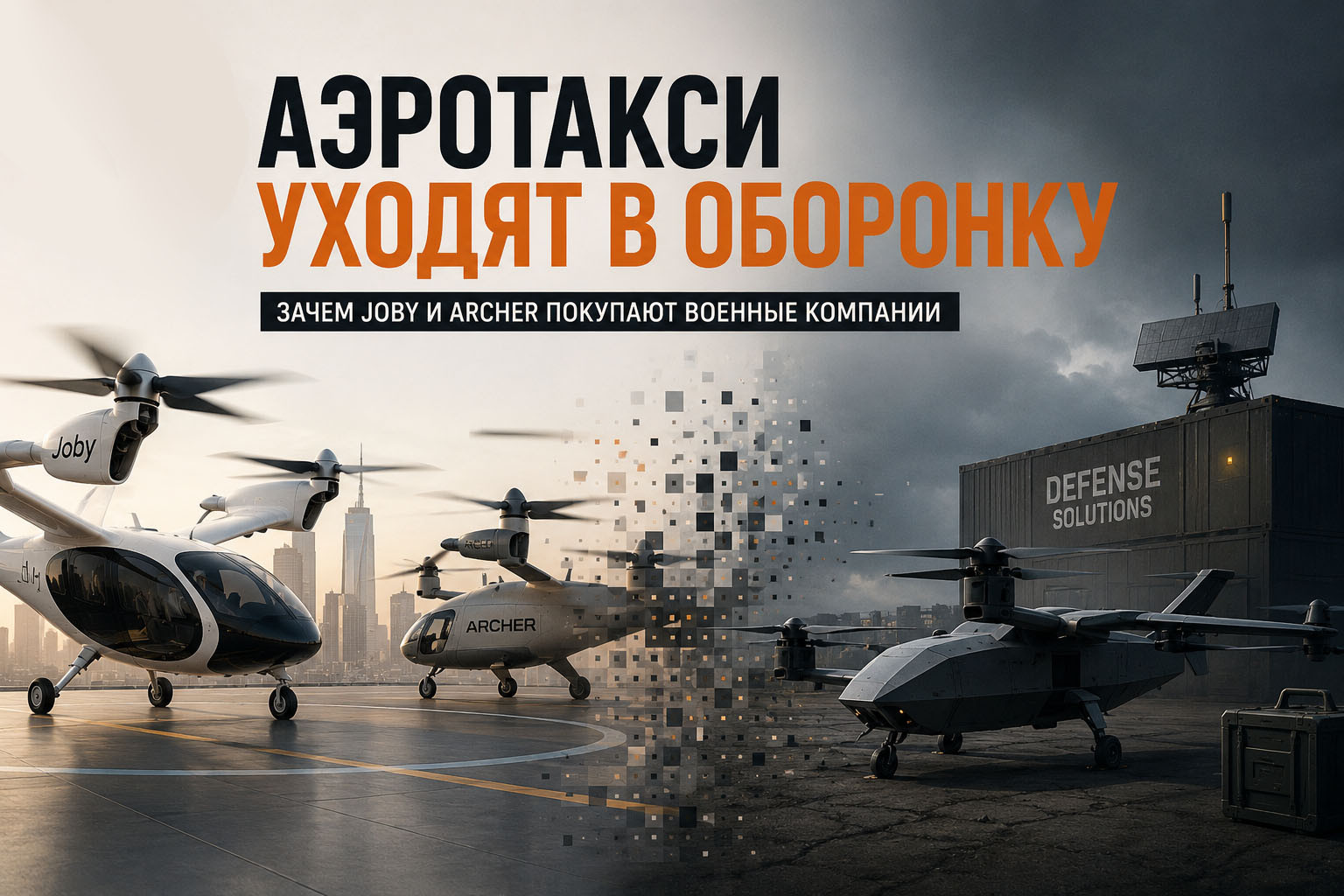 Почему производители аэротакси вдруг пошли в оборонку - 1